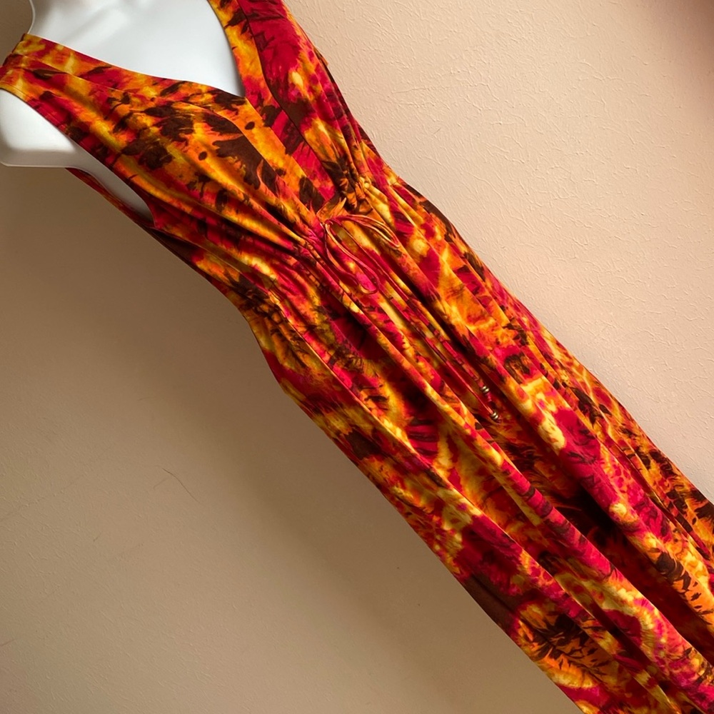 Jones New York Signature Tie Dye Stretch Maxi Dress S NWOT